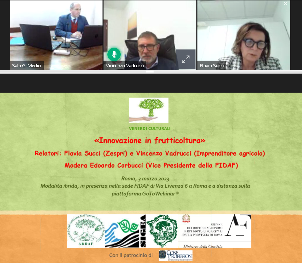 Venerdì Culturale 03.03.2023 “Innovazione in frutticoltura” – Presentazioni