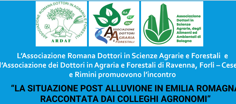 31 maggio 2023 – Incontro online “La situazione in Emilia Romagna raccontata dai colleghi agronomi”