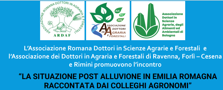 31 maggio 2023 – Incontro online “La situazione in Emilia Romagna raccontata dai colleghi agronomi”