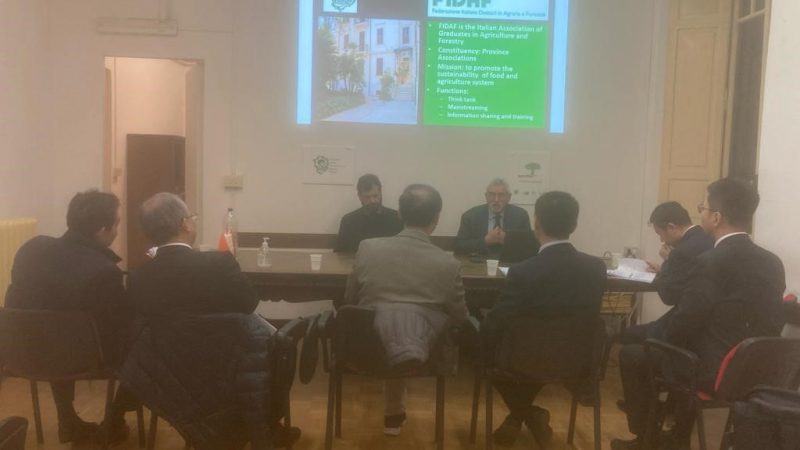 La FIDAF riceve la delegazione del Centro di ricerca e sviluppo ad alta tecnologia (HTRDC) del Ministero della Scienza e della Tecnologia cinese