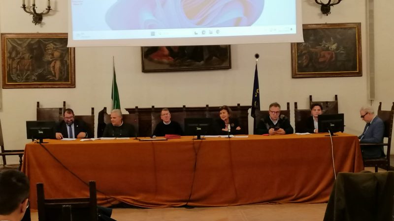 Premiazione dello spoletino Stefano Cimarelli, vincitore del Premio di Laurea Massimo Alberti