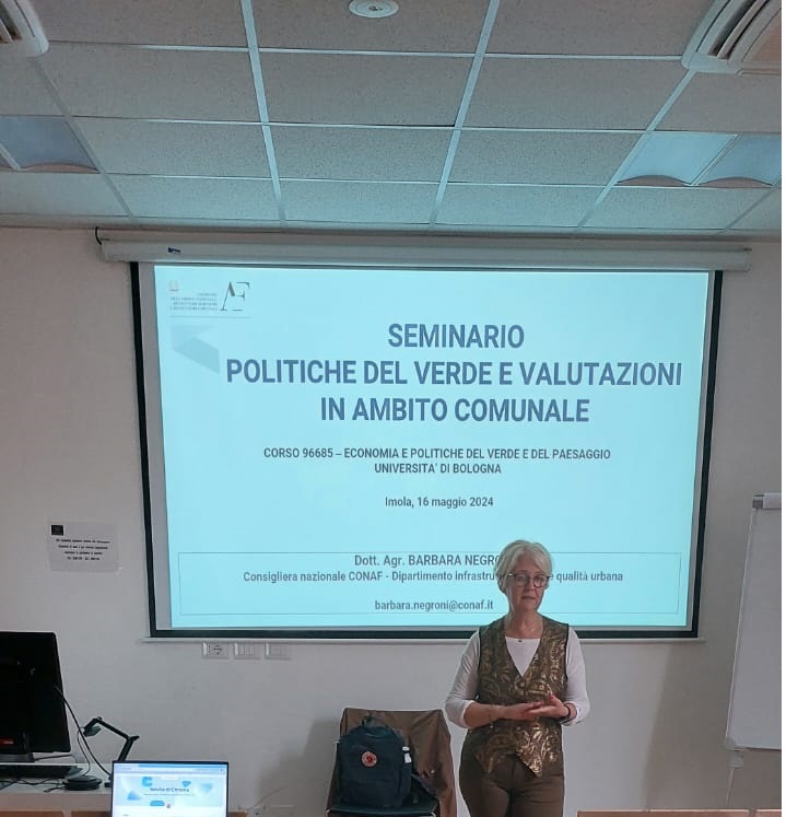 Imola, 16 maggio 2024 – Seminario “Politiche del verde e valutazioni in ambito comunale”