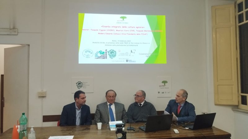 Venerdì Culturale 14.02.2025 “Diserbo integrato delle colture agrarie” – PRESENTAZIONI