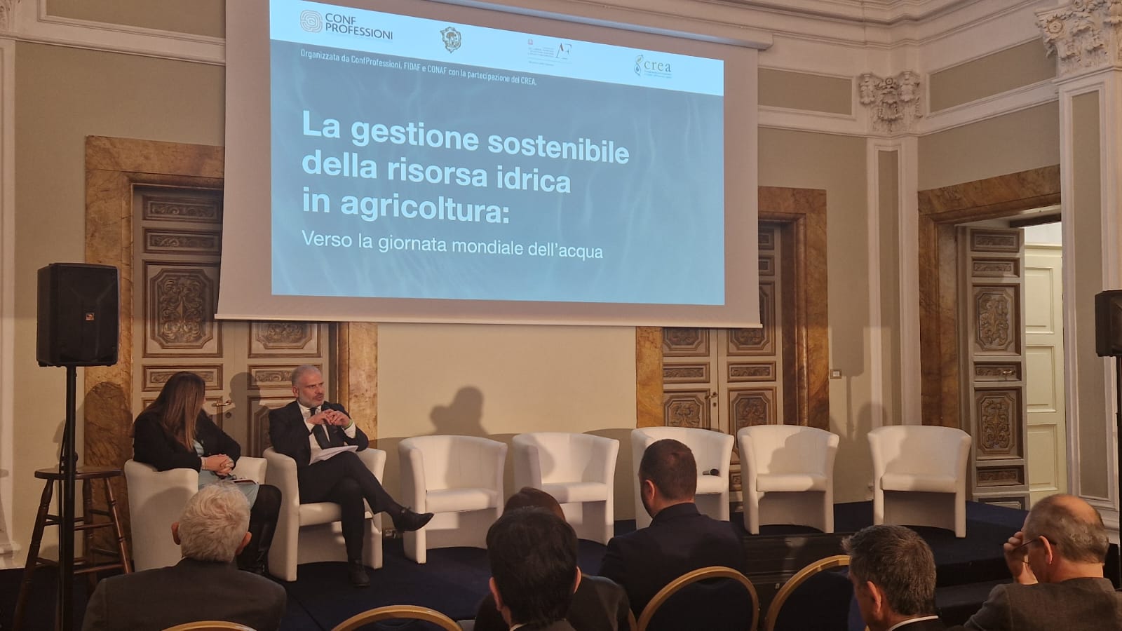 Acqua, impegno per un utilizzo più efficiente e sostenibile. Il convegno Fidaf-Confprofessioni-Conaf-Crea. VIDEOINTERVISTE a D’Eramo, Rocchi, Sonnino, Urbano e Natali
