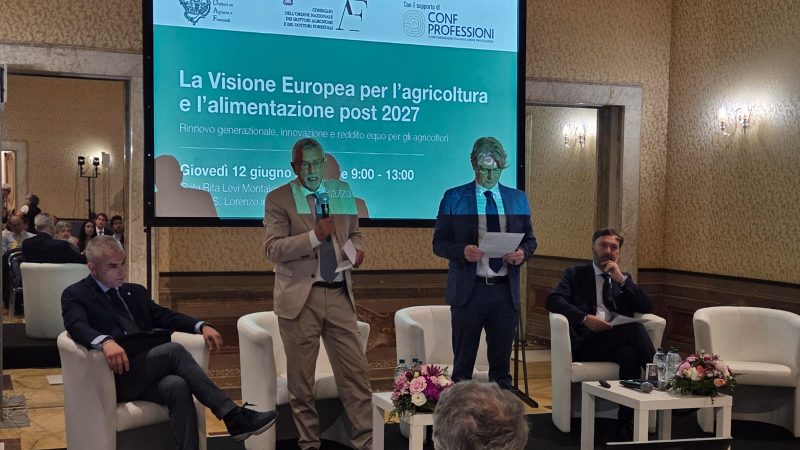 Convegno 12.06.2025 “La Visione Europea per l’agricoltura e l’alimentazione post 2027” – Presentazioni dei relatori e videomessaggio del Ministro Lollobrigida