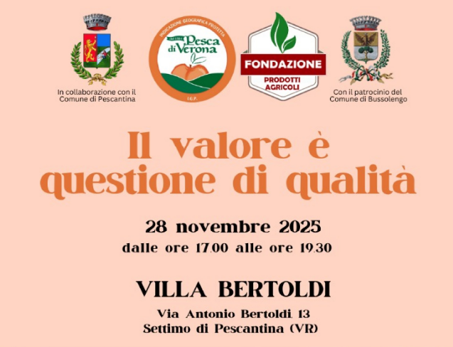 Settimo di Pescantina (VR), 28 novembre 2025 – “Il valore è questione di qualità”