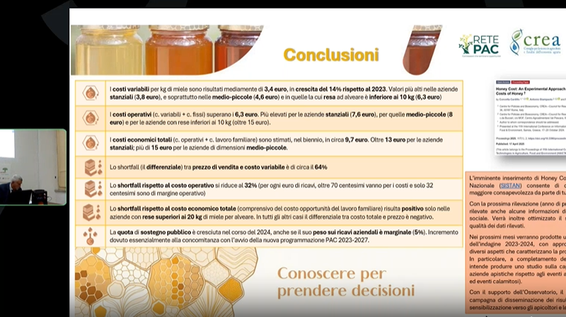 Venerdì Culturale 14.11.2025 – “Analizzare i costi di produzione delle aziende apistiche: l’indagine Honey Cost, metodi, strumenti e risultati” – Presentazioni