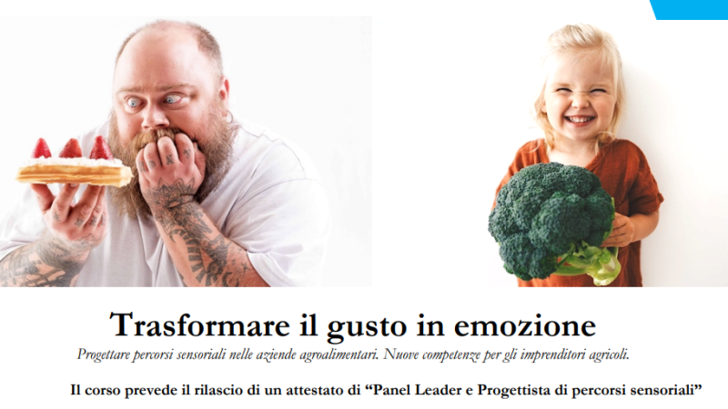 Vetralla (VT), 27 e 28 novembre 2025- “Trasformare il gusto in emozione Progettare percorsi sensoriali nelle aziende agroalimentari. Nuove competenze per gli imprenditori agricoli.”