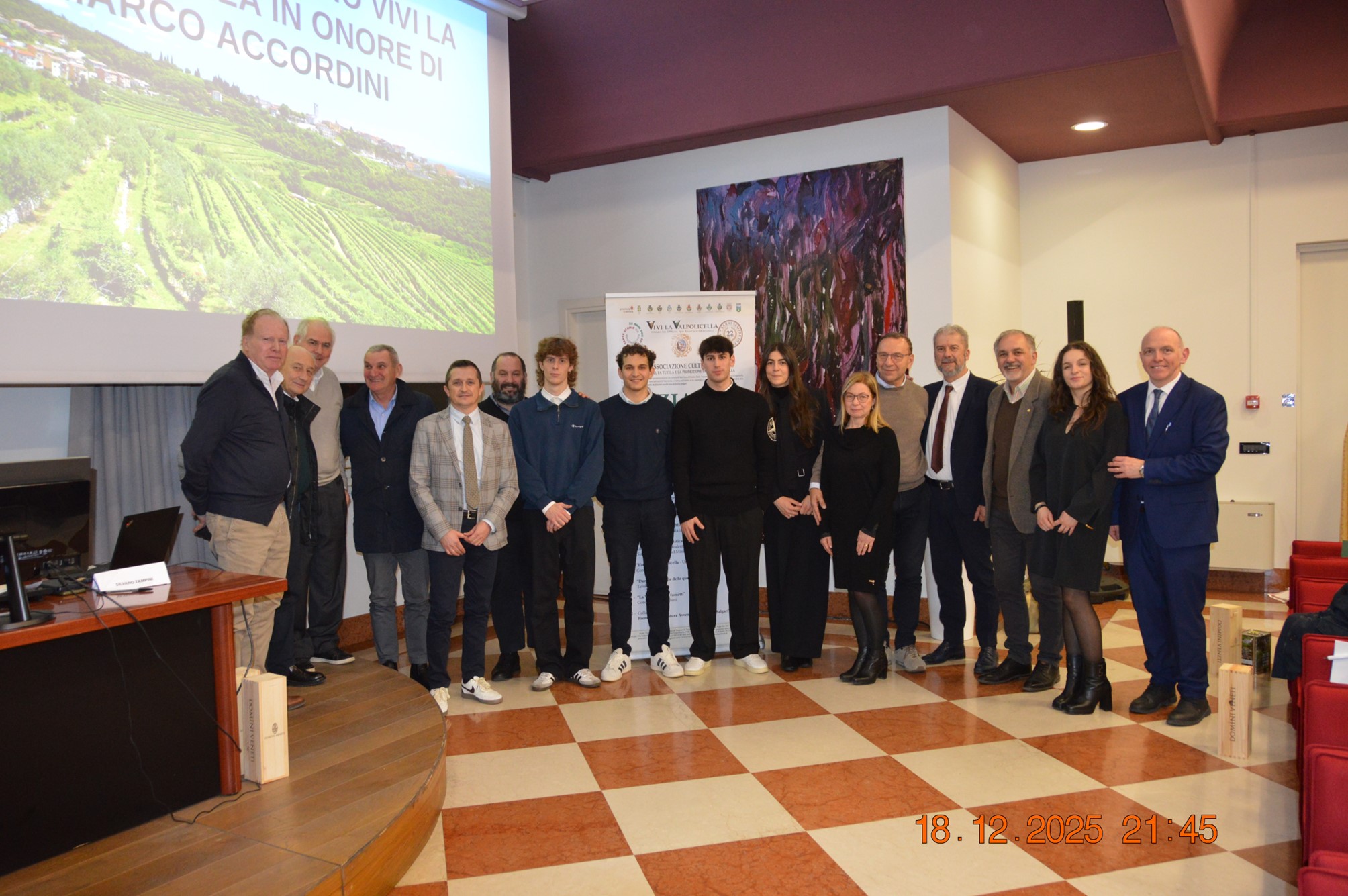 Consegnate le borse di studio della XXIII Edizione del Premio “VIVI LA VALPOLICELLA 2025”